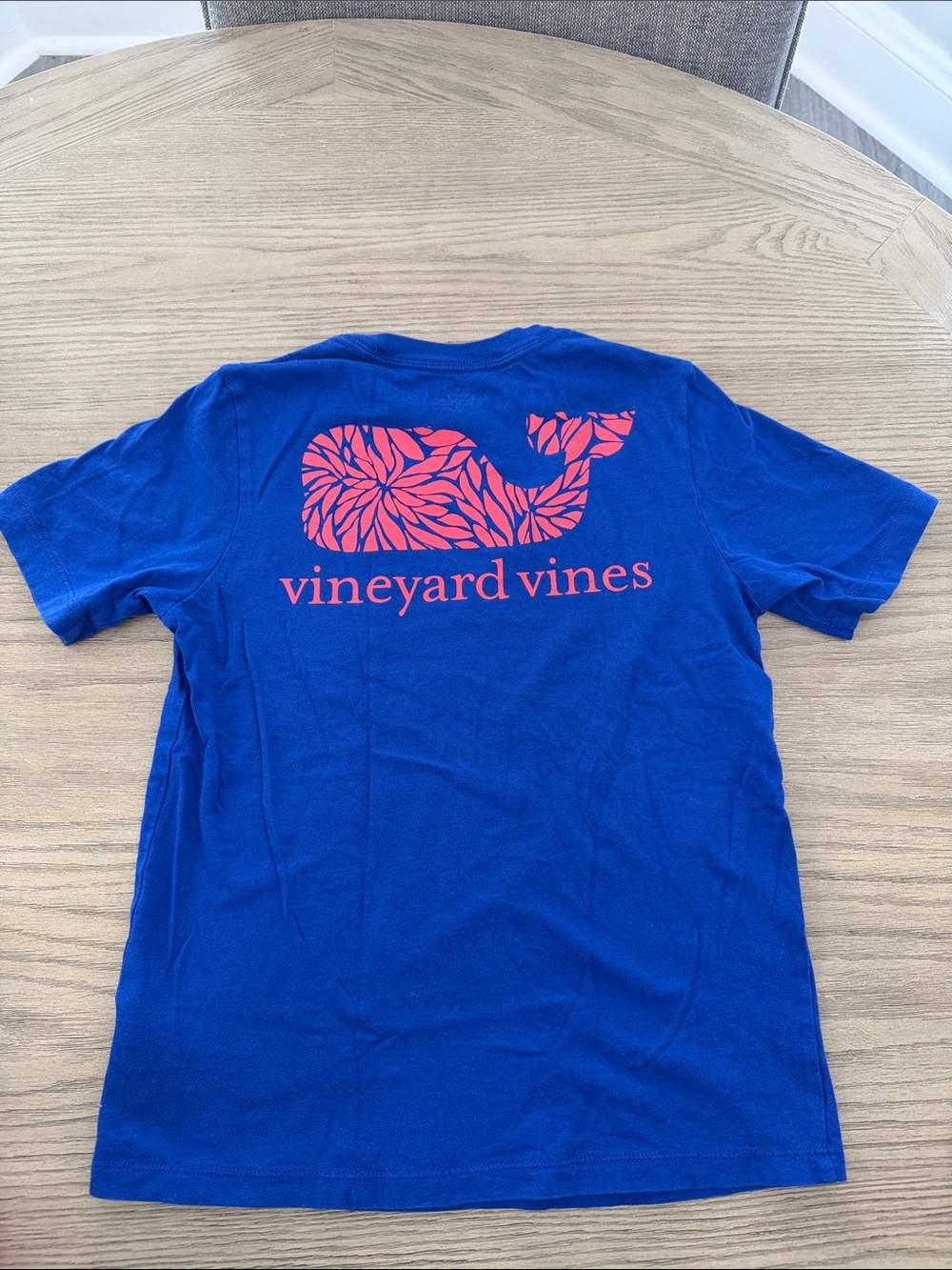 Kids (sz S) Vineyard Vines Royal Blue pocket tshirt